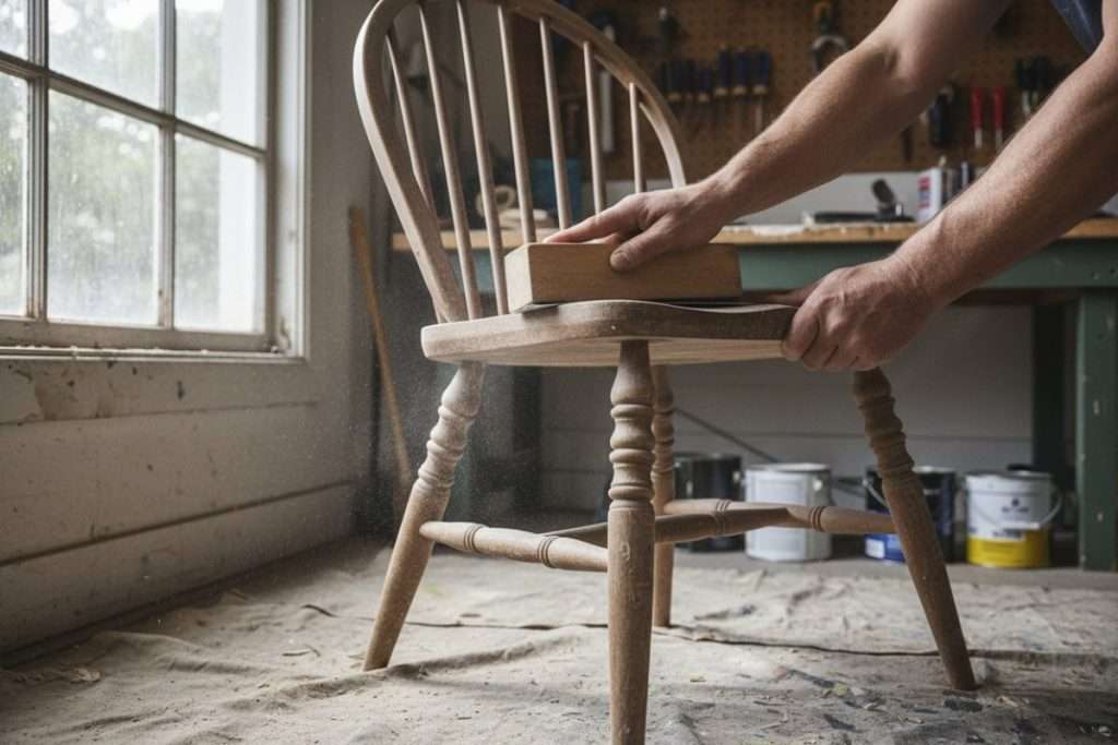 Comment sabler un meuble en bois : guide complet
