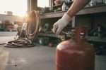 Enlever le détendeur d’une bouteille de gaz Butagaz Cube